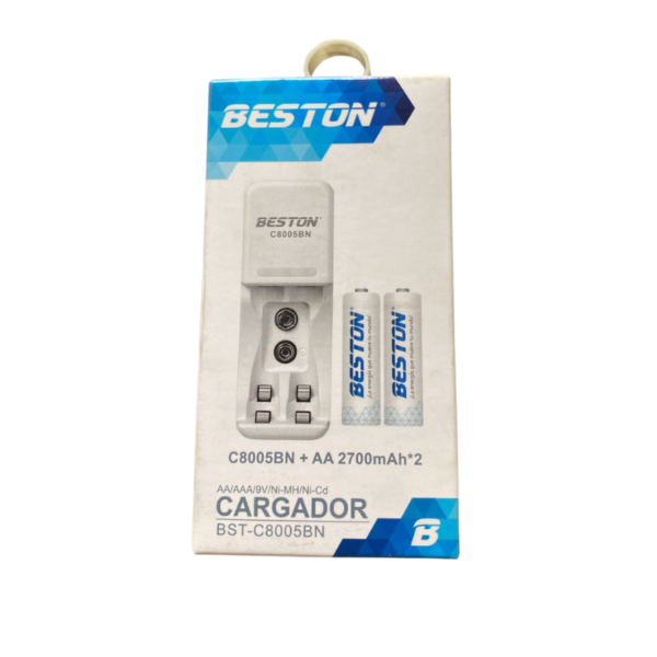 Cargador C8005Bn + AA 2700mAh2* Beston