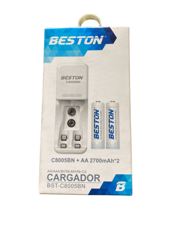 Cargador C8005Bn + AA 2700mAh2* Beston