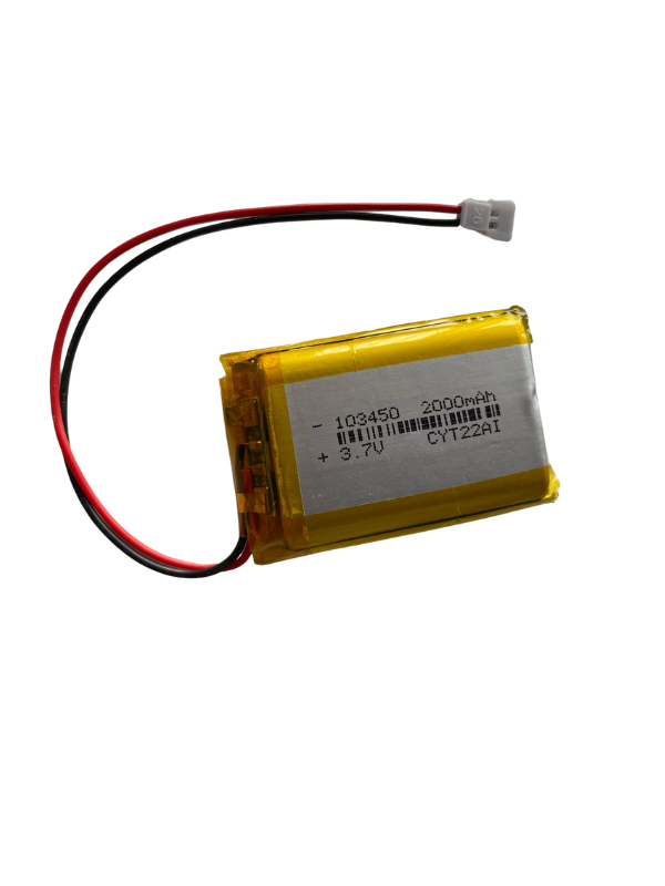 Batería Litio 3.7V 2000mAh