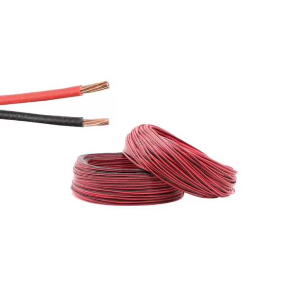 Cable Dúplex Polarizado Rojo Negro Calibre2X22 - Metro