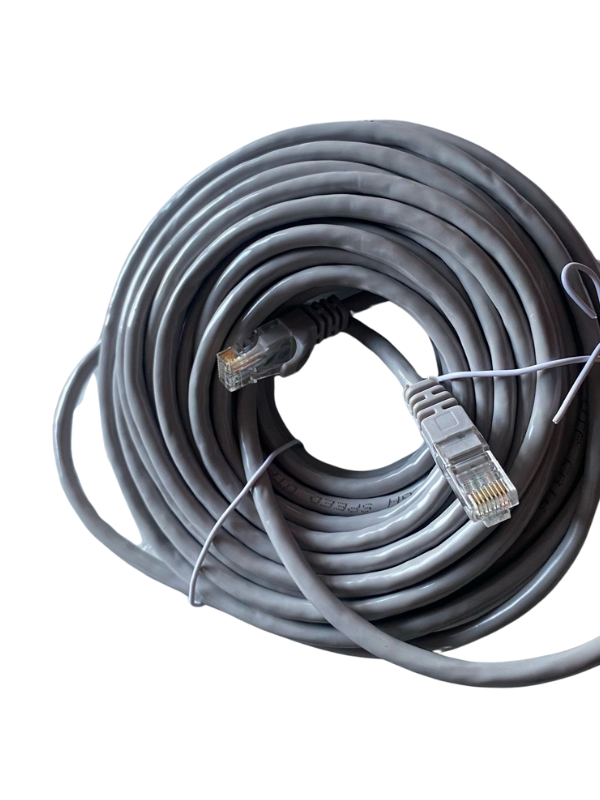 Cable UTP categoría 6 plug RJ45 5mts gris