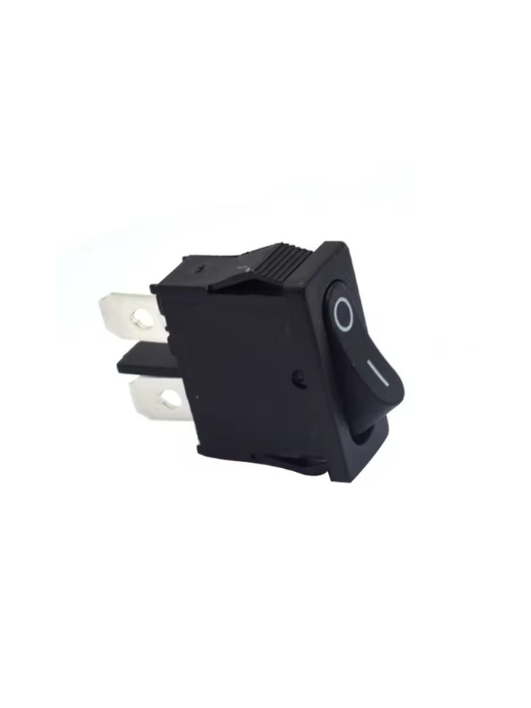 Switch Balancín 9X21mm 2 Pines 6A Negro