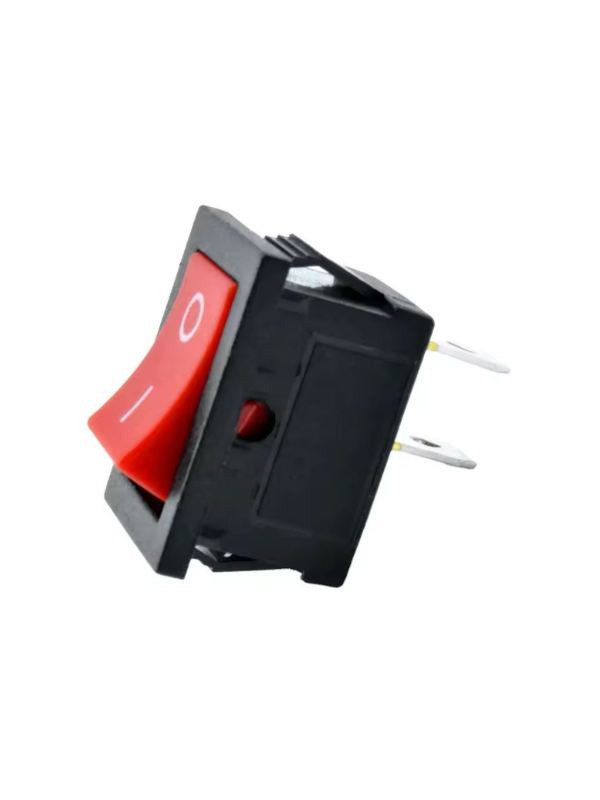 Switch Balancín 15X21mm 2 Pines 6A 250V On-Off Roja