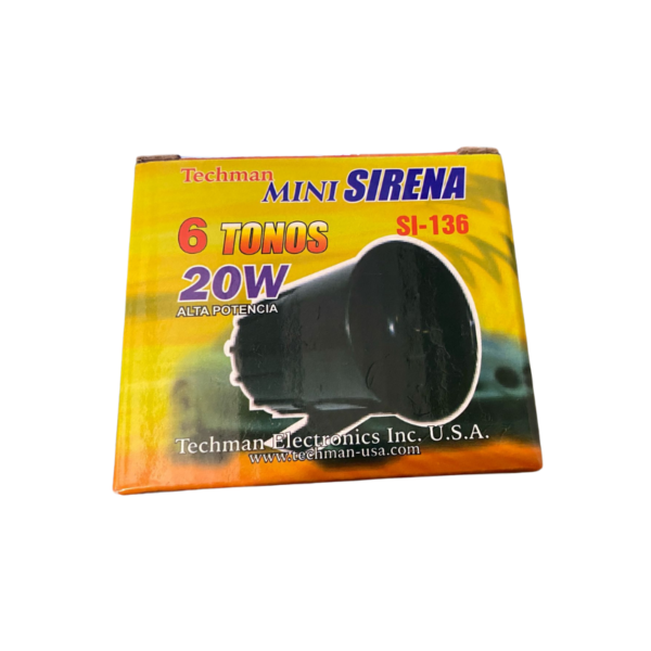 Sirena Mini 6 Tonos 20W