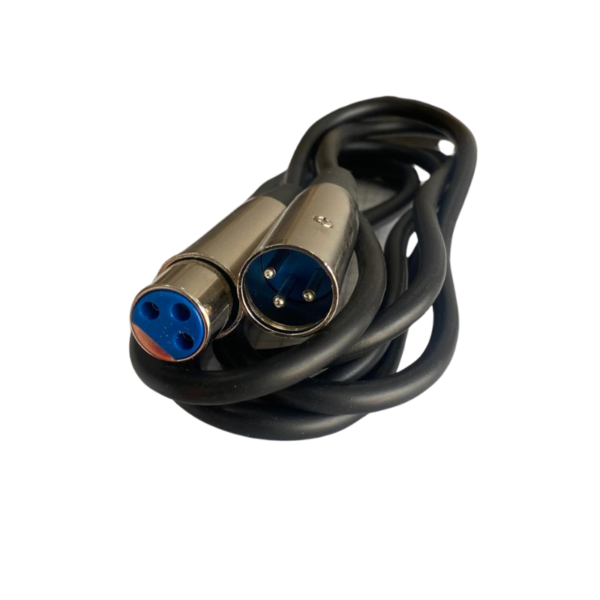Cable Para Micrófono XLR Canon 3pines Hembra Macho 2mts -Techman