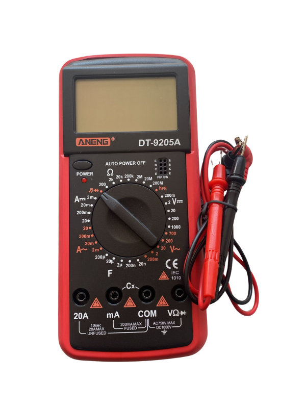 Pinza amperimétrica ANENG DT-9205A