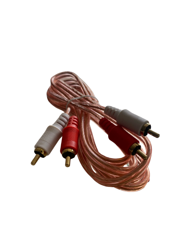 Cable Transparentes 2x2 RCA 1.8mts