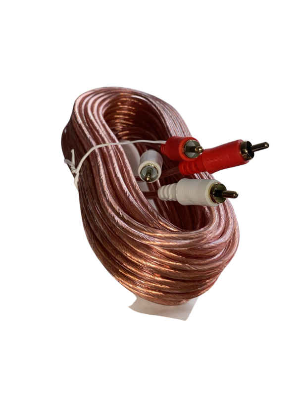 Cable Transparentes 2x2 RCA 4.6M