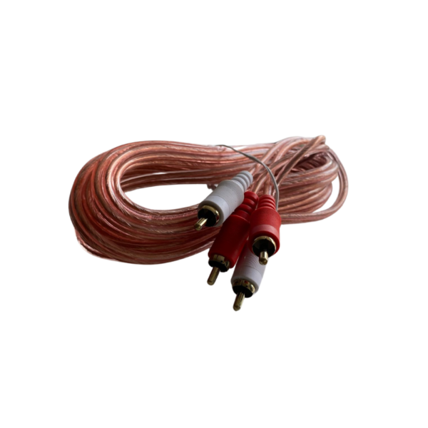 Cable Transparentes 2x2 RCA 7.6 mts