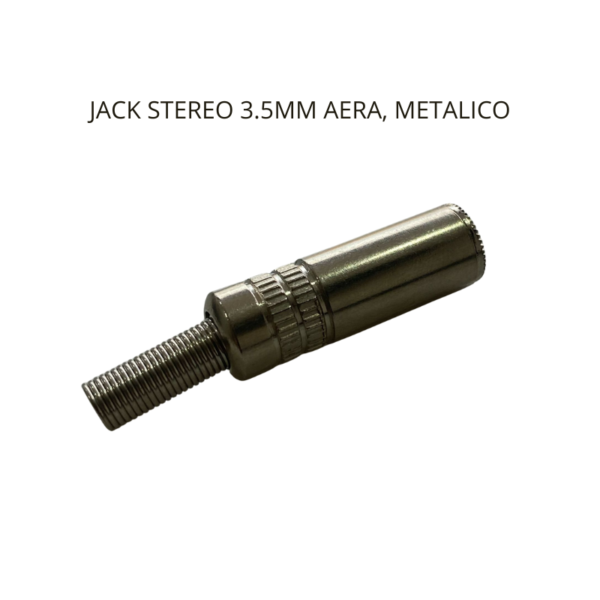 Jack Stereo 3.5mm A era Metálico