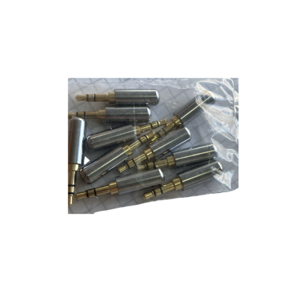 Plug 3.5mm Stereo Metálico Gris