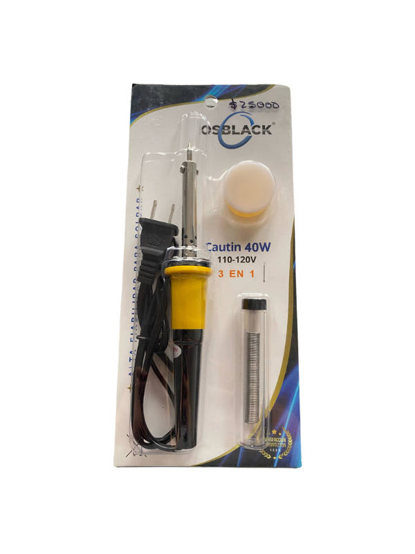 Cautín 40W 110-120V 3 En 1 - Osblack