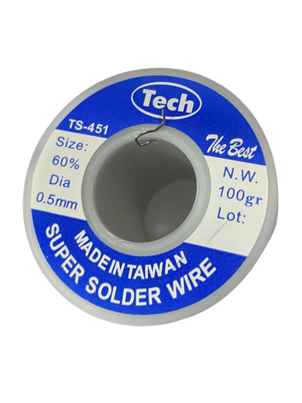 Soldadura de estaño 0.5mm - Tech * Rollo