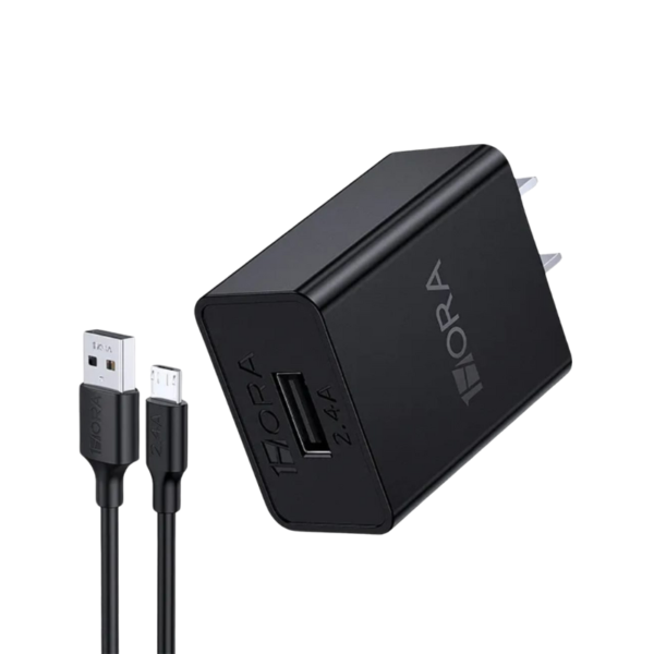 Cargador Micro USB 8V-10W - 1Hora 2En1