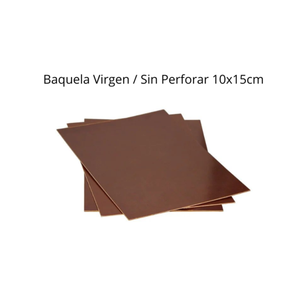 Baquela Virgen / Sin Perforar 10x15cm