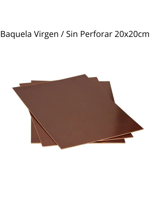 Baquela Virgen / Sin Perforar 20x20cm