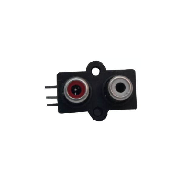 1 Jack RCA Horizontal Para Chasis y PCB