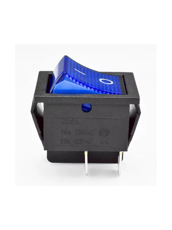 Switch 25.5x31MM a presion azul