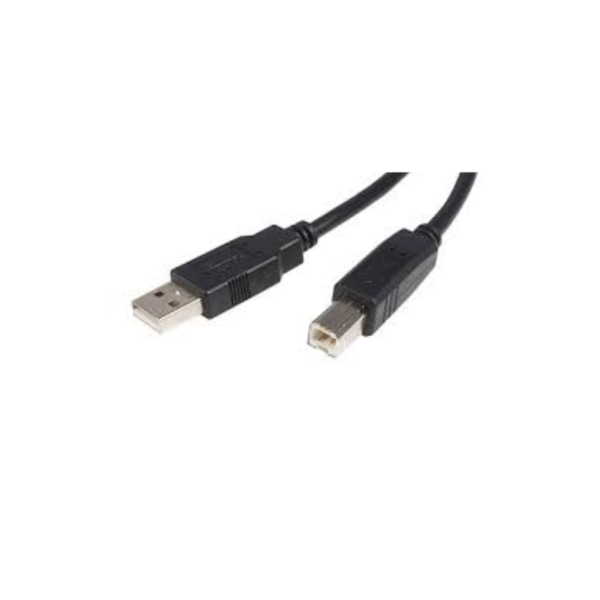 Cable USB Macho a Tipo B Macho 1.5m Negro