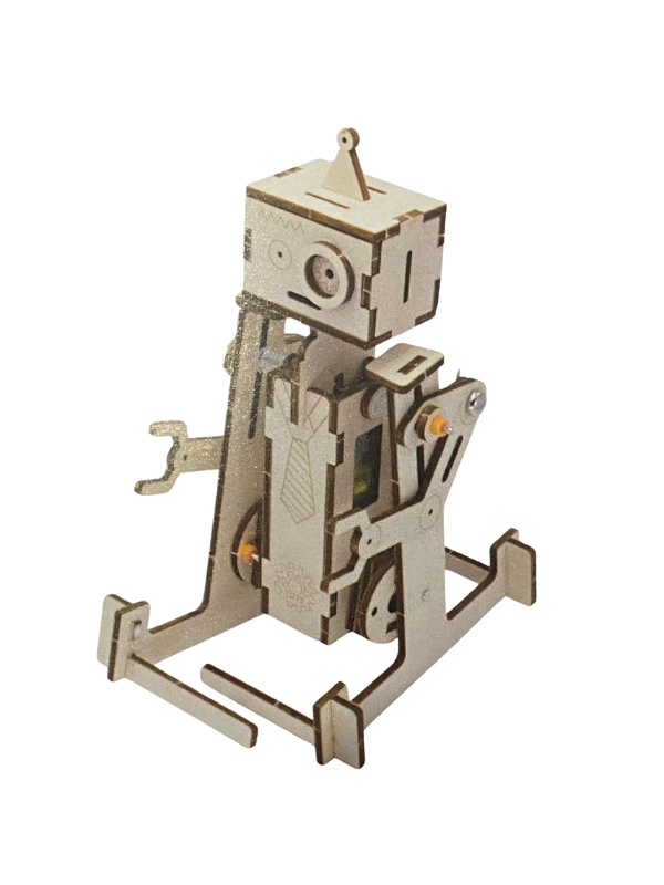 Rompecabezas de madera 3D Kit de robot caminante DYI