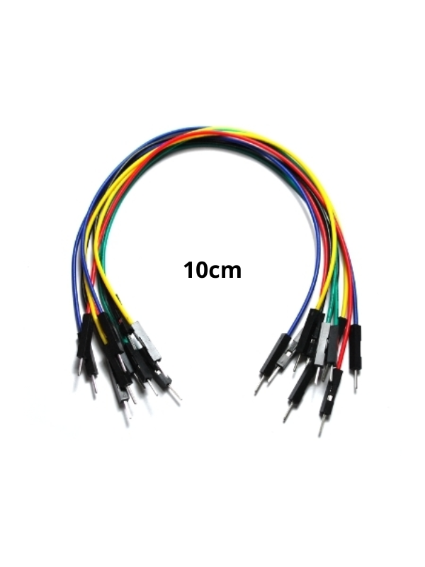 Cables Jumpers Macho - Macho 10cm x Unidad