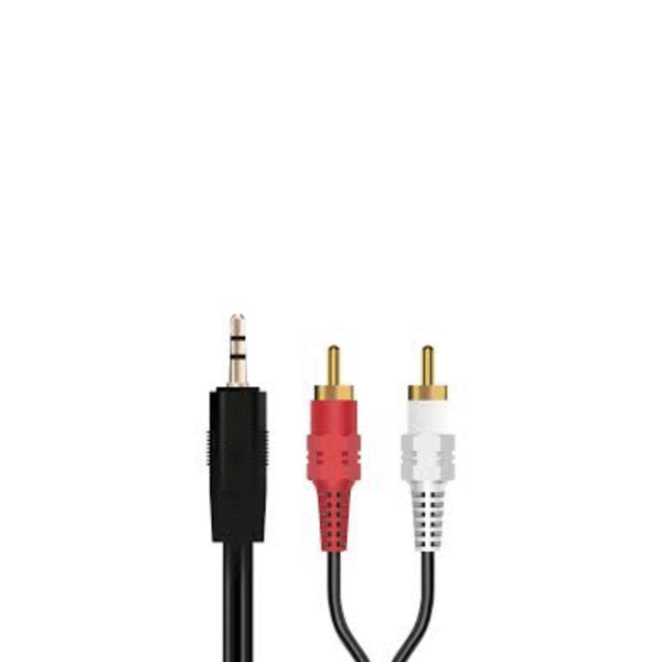 Cable Auxiliar 2x1 RCA 3.5 Stereo 1.5mts - Movilcell