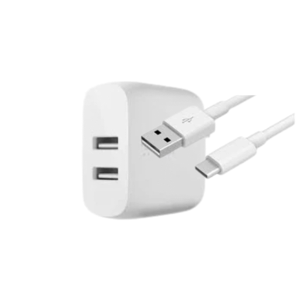 Adaptador Cargada Rapida 2USB 1Tipo C - Nekar