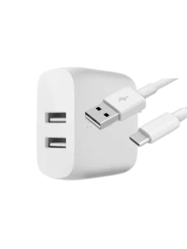 Adaptador Cargada Rapida 2USB 1Tipo C - Nekar