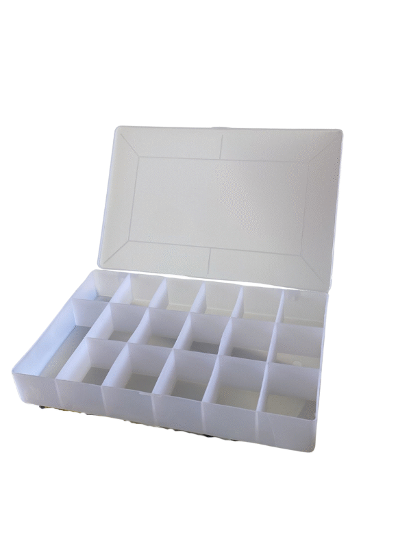 Caja Plastica Organizadora Transparente 275X185X42mm