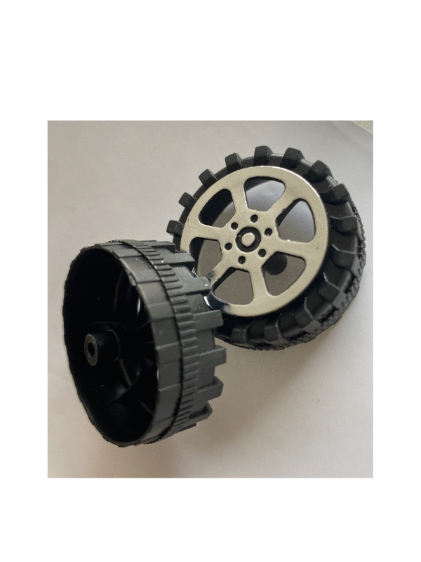 Llanta Para Proyectos De Goma Diametro 36/Eje2.5MM