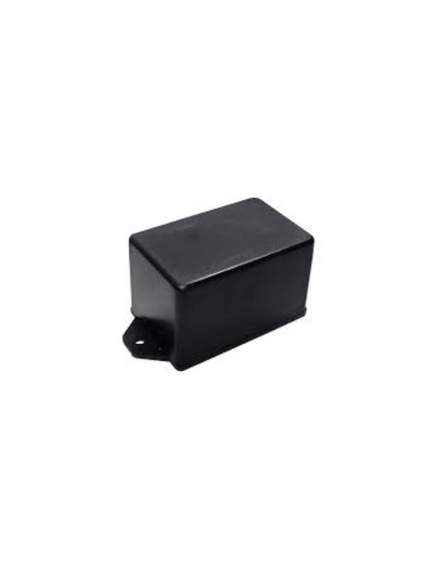 Caja de Proyectos Plástica Negra – 90×60×40 mm (Largo x Ancho x Alto)