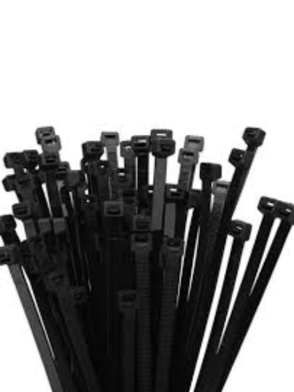 Amarres Abrazadera Plásticos 40cm Negro-Blanco Paquetes x100